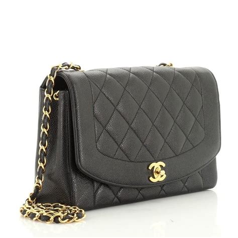 chanel diana flap caviar|The Best Vintage Chanel Bags to Collect Now .